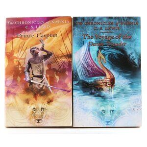 The Chronicles Of Narnia C.S. Lewis Paperback Books 4 & 5 Books Good Condition